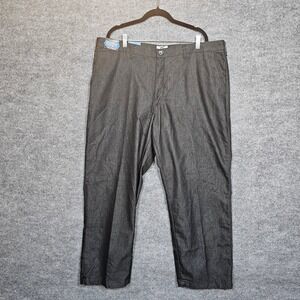 Lee Total Freedom Relaxed Fit Pants Mens 40x29 Black Heather Flex2Fit NWT.